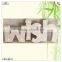 New Year Celebrating Wish Wooden Led Ornament