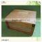 decorative six bottle pack wood beer wine gift box