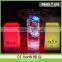 LED illuminated liquid active party champagne glass