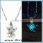 Hot Selling Luminous Jewellery Glow Star Necklace Pendant