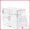 3 tires acrylic doughnut display case bakery display cabinet