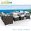 Modern Outdoor Furniture - Rattan garden set dining table and chairs