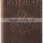 LOW Price High Quality Men Black Custom Genuine Leather Passport Holder COVER