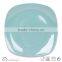 20pcs newest high quality light blue ceramic stoneware square dinnerware set