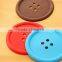 Creative household goods circular silicone insulation pad coaster, custom silicone coasters, silicone rubber coaster