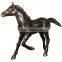 Garden Sculpture Metal Crafts Life Size Horse Statues Bronze Sculpture for Sale