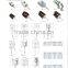 high voltage electrical fence porcelain peek insulator