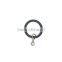 Furniture DIY Steel Curtain Rod Ring Loose Eyelet ID35mm/OD42mm Black Colour