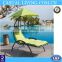 Original outdoor hanging chaise lounger with canopy hammock chair lounger