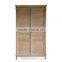 Furniture Fo Bed Room,Cabinet With Reclaimed Solid Teak Wood 2 Doors, with hanger and shelve inside