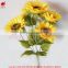 Artificial sunflower bouquet for home decoration and floral arrangement
