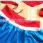 One shoulder halter top and skirt set girls cheerleader outfit BB0031