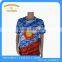 100% polyester Custom design sublimation t shirt
