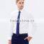 Hot Selling Plain White Office Business Men's Uniform Shirt With Tie