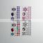 Set Of 4 Stick On Self Adhesive Gems Colorful Rhinestones,DIY Peel Off Jewels Pearls Sticker Sheet