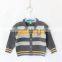 Baby woolen striped sweater cardigan