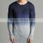 Hot Sale Distressed Tshirt Mens Longline Tshirts Dry Fit Dip Dye Tshirt