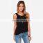 Cotton Crop Top Tank Top2014 new arrive women different size for choice & short front long back printed