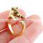 Zebra Animal Ring Retro Vintage Gold /Silver Wrap Jewellery Adjustable Gift Ring