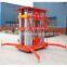 6m 200kg telescopic aluminum mast climbing work platform