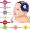 New children handmade Pearl Rhinestone Flower Headband HEADBANDS HAIR headdress handmade Chiffon Amazon goods