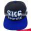 Fashion 3d puff embroidery high profile custom 100% acrylic snapback hat