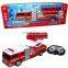 Electric Truck Shooting Bubble BO Fire Fighting Truck With Light and Music