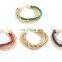 Cheap Fashion Multi-layer Adjustable Geometric Weave Braid Leather Bracelets & Bangles with Alloy Chain