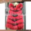 Wholesale China Fur Coat And Jacket /Winter Long Dyed Raccoon Fur Vest For Women