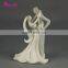 A07379 Stock Market Porcelain Bride Groom Wedding Doll Cake Topper