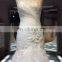 1A179 Charming Ruffle Mermaid Small Train Wedding Gown Beaded Sweetheart Backless Spaghetti One-shoulder Wedding Dress 2016