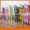 NO MOQ BOTTOM PRICE Hotsale Outdoor Beach Flags for Advertising