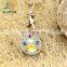 custom soft enamel round metal trolley coin holder keychain