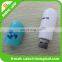 custom capsule shape plastic usb