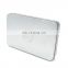thin metal box, metal tin packaging with plain silver color and custom logo embossed