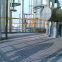 Fastener fixed steel frame lattice/steel grating