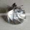 T04R 451470-0001 6+6 Blades 66.65/84.00mm Turbocharger Performance Design Billet /milling/aluminum 2618 Compressor Wheel