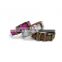 Double-layered matte leather pet collar brass accessories dog collar pet supplies