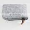 Black Felt Small Change Case Felt Card Bag Coin Holder