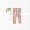 Wholesale 100% Cotton Children Pants Bowknot Rib Cotton Raw Edge Legging