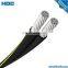 GOST R 52373-2005 Standard SIP 2 Cable 3x50+54.6mm2 Aluminum self supporting wire core XLPE insulation Insulated AAAC Neutral