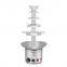 Commercial chocolate fountain machine stainless steel chocolate fountain