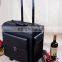 Senior business white wine suitcase,6 aluminum wine bottles trolley case/wine bottle display case
