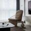 Modern style leisure chair LC-1707 upholstery chair metal frame soft seating livingroom chair