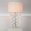 Exclusive Luxury Geometrical 4 Layer Clear Crystal Table Lamp For Five Star Hotel