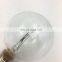 New LED Flame Bulb Flower Design Wick Decorative G80 3W Clear Glass Shell E26 E27 Lamp Holder Vintage Table Holiday Light