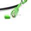 15meters SC APC Single Mode G657A Simplex Indoor FTTH Drop Cable Patch cord sc apc ftth patch cord
