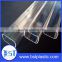 High quality extruded clear plastic square tube