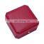 Hot custom color logo pu leather jewelry LED Light pendant box