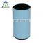 Hotel decoration blue plastic auto open toilet brush holder beach theme bathroom accessories